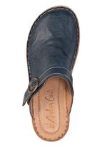 Andrea Conti Clog aus Nappaleder mit Knitter-Struktur 