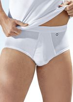 Pfeilring Viererpack Slips aus Feinjersey, weiß 