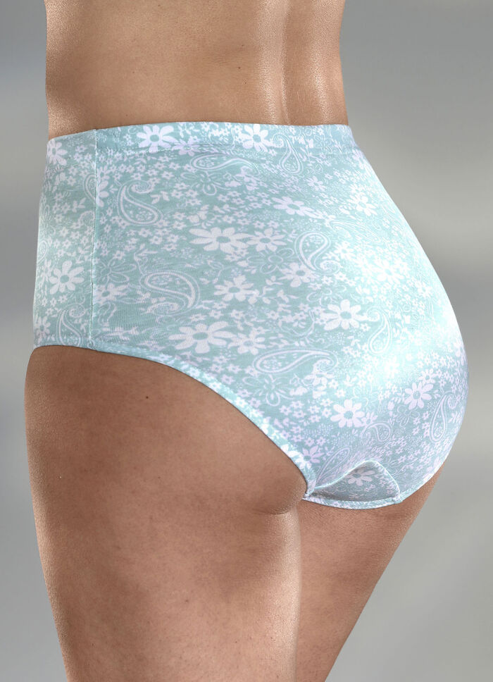 Viererpack Slips mit Floraldruck 