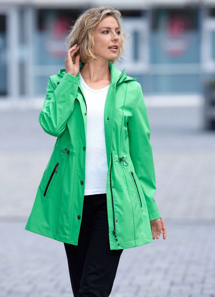 Jacke mit umschlagbaren &Auml;rmeln 