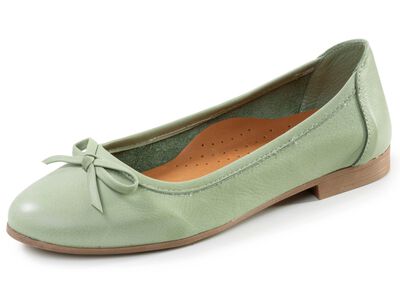 Andrea Conti, schicke Damen-Ballerinas, Weite G, mit herausnehmbarem Fussbett 