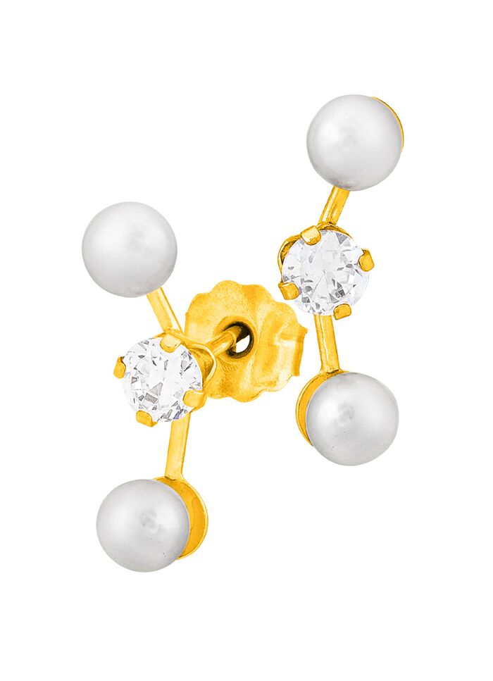 Reizende Ohrstecker mit S&uuml;sswasser-Zuchtperlen 