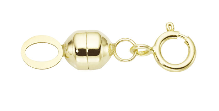 Praktische Magnetschliesse aus Gold