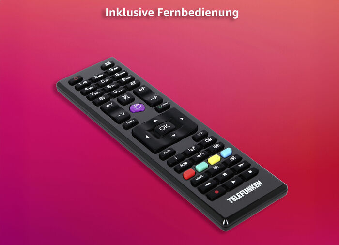 Telefunken XH24O550M HD-Ready-LED-Fernseher WEISS