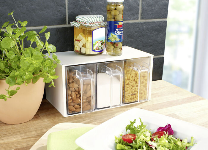 Praktisches Schütten-Set TRANSPARENT