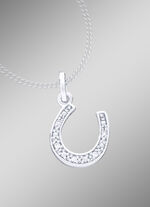 Hufeisen-Anhänger mit 5 Brillanten 