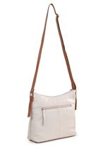 Laurina, Tasche, Damen, mit verstellbarem Umh&auml;ngeriemen KIESEL-COGNAC