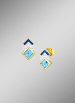 Edle Ohrstecker mit Topasen 