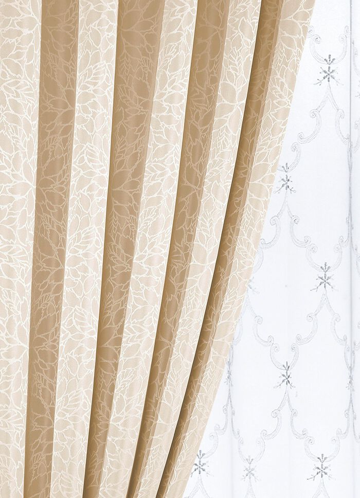 &Uuml;bervorhang-Garnitur mit Universalschienenband 