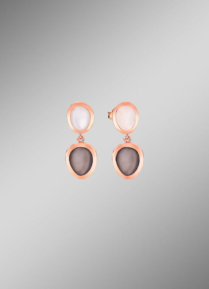 Schöne Ohrstecker mit echt Mondstein 