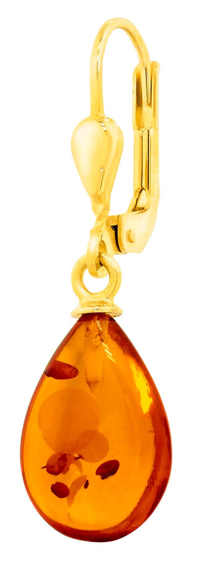 Sch&ouml;ne Ohrringe mit echtem Bernstein 