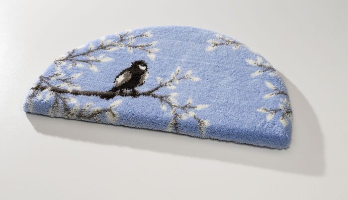 Badgarnitur von Grund mit rutschhemmender Rückseite BLAU