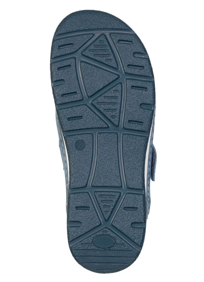 ELENA EDEN, klassische Damen-Clogs, Weite H, mit herausnehmbarem Fussbett JEANSBLAU