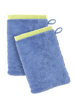 Wende-Frottier-Serie BLAU-PISTAZIE