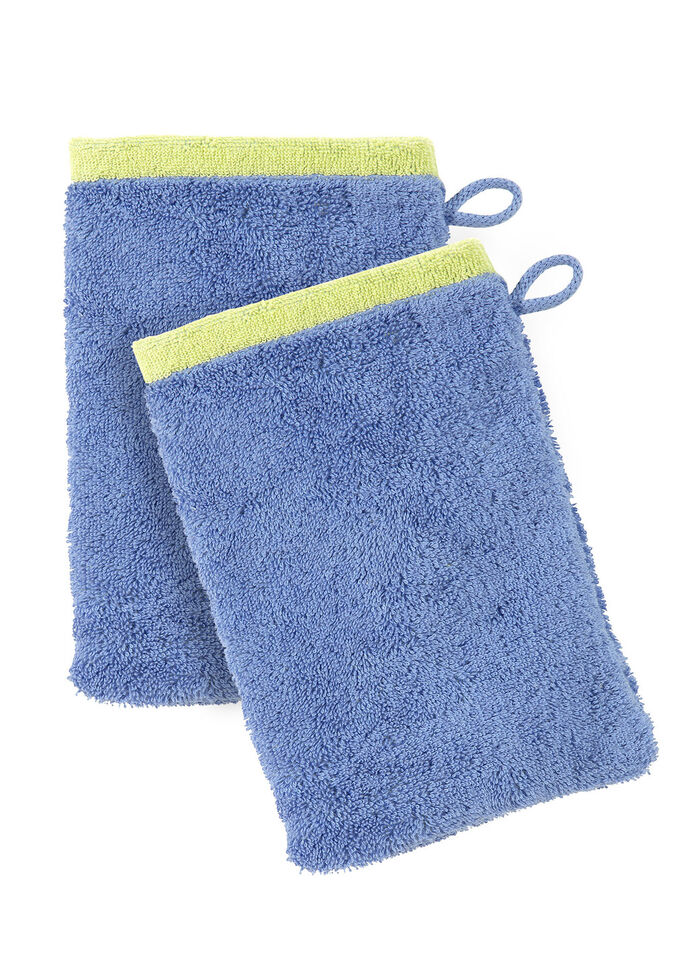 Wende-Frottier-Serie BLAU-PISTAZIE