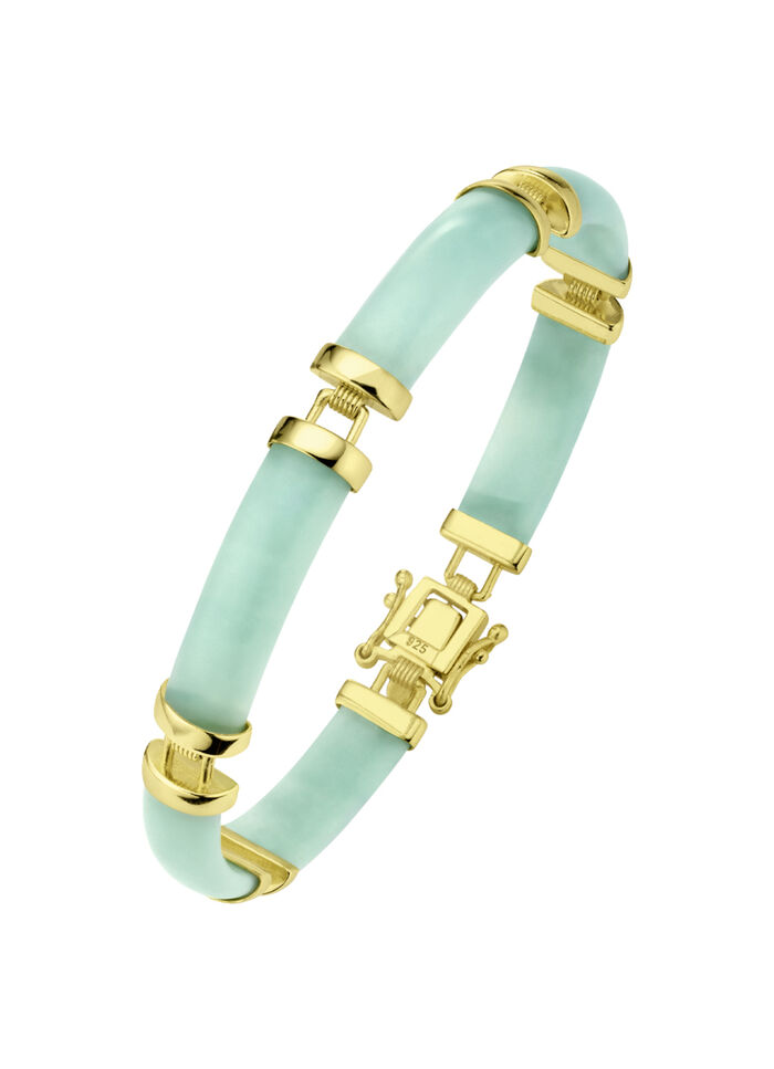 Modernes Armband mit echt Amazonit 