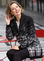 Strickjacke in Jacquard-Dessin 