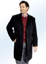 Mantel mit einreihiger Knopfleiste 