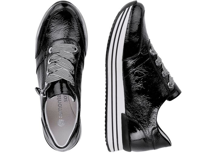 Remonte Sneaker mit effektvoller Schn&uuml;rung 