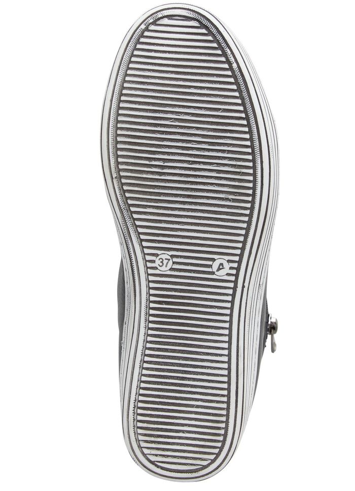 Gemini Schn&uuml;r-Stiefelette mit praktischem Seitenreissverschluss SCHWARZ