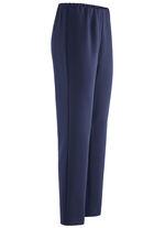 Knöchellange Hose mit angeschnittenem Bund MARINE