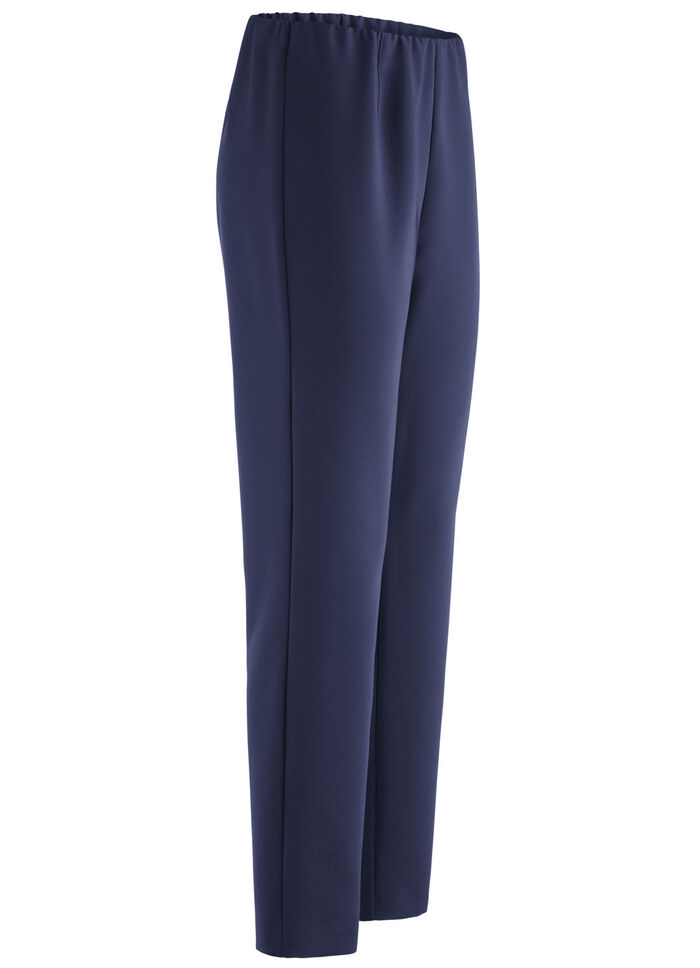 Knöchellange Hose mit angeschnittenem Bund MARINE