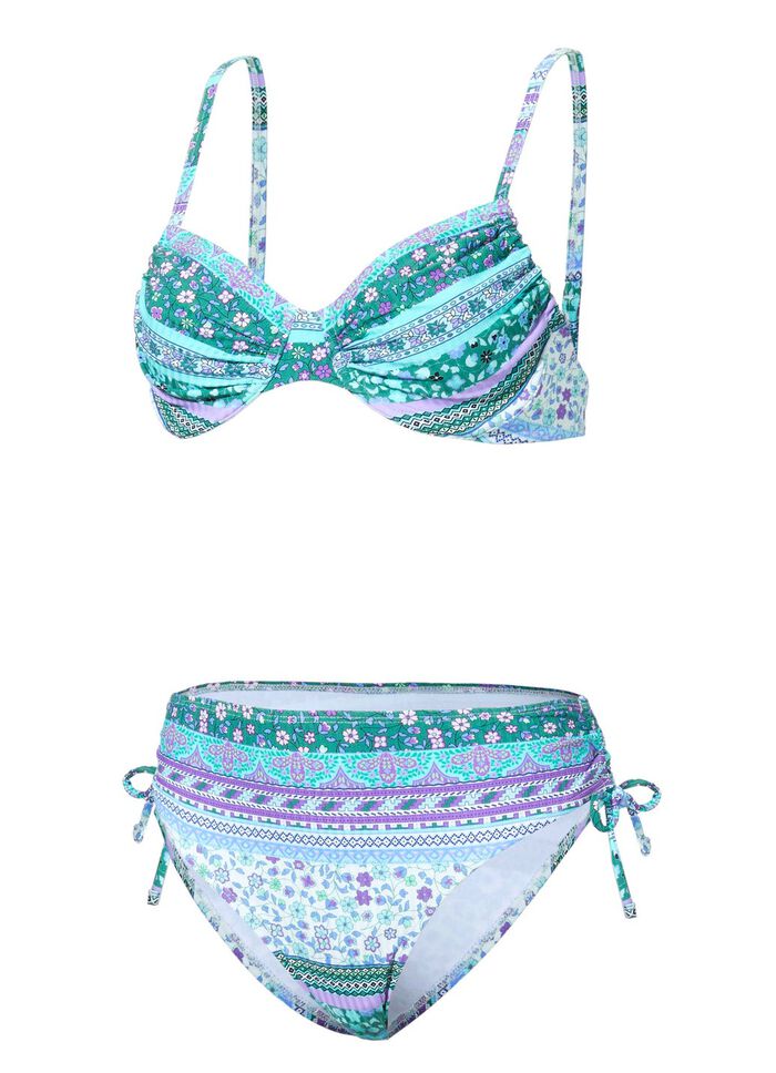 Bikini mit B&uuml;gel, schalenlos, seitlich raffbar 