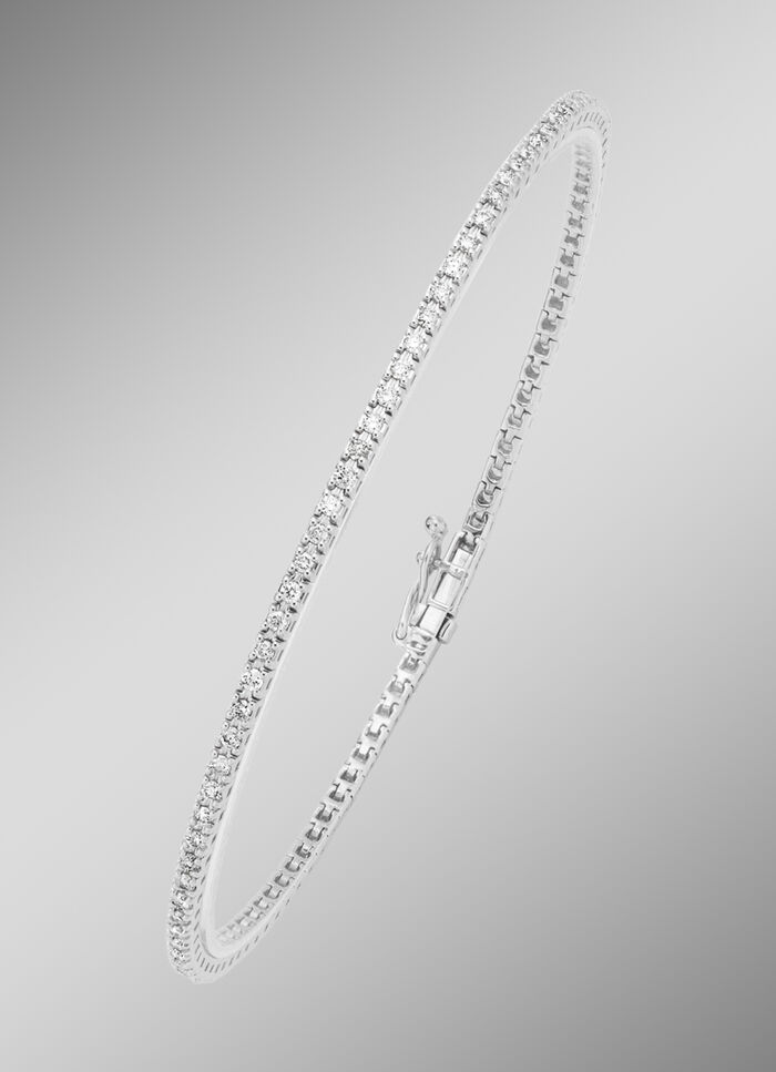 Armband aus Weißgold mit Brillanten 