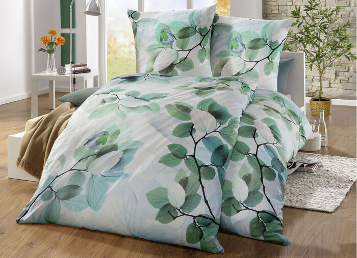 Microfaser-Bettwäsche-Garnitur von Grund GRÜN