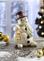 Schneemann mit Laterne aus dem Hause Goebel 