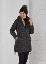 Funktions-Kurzmantel mit 2-Wege Rei&szlig;verschluss 