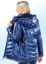 Jacke in Metallic-Optik 