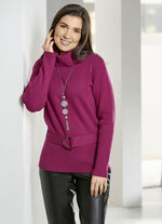 Pullover in weichem Griff FUCHSIA MELIERT