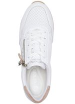 Remonte Sneaker im modischen Dessin WEISS-ROSEGOLD