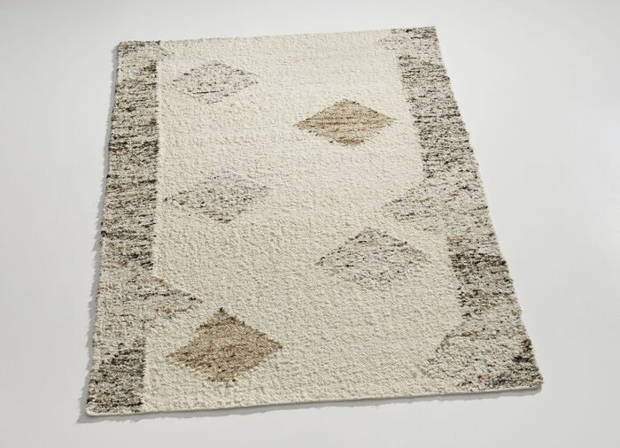Handgewebte Berber Teppiche aus 100% Wolle NATUR