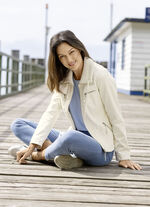 Kurzjacke aus Nappaleder-Imitat 