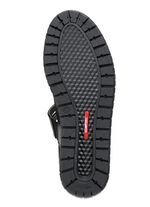 ELENA EDEN Slipper aus Nappaleder und Stretchmaterial SCHWARZ-GOLD