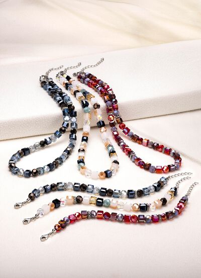 Wundervoll funkelndes Schmuck-Set, 2-teilig 