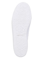 Elegante Damen-Schn&uuml;rschuhe, mit herausnehmbarem Fussbett WEISS