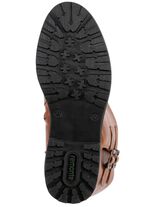 Remonte, gef&uuml;tterte Damen-Stiefel, Winterschuhe, Weite G, mit Lammfell COGNAC