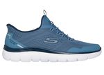 SKECHERS, sportliche Herren-Sneaker, mit geformter Slip-Ins Fersenplatte 