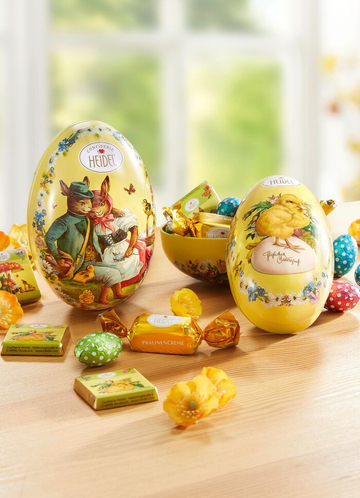 Nostalgie-Osterei aus Metall 