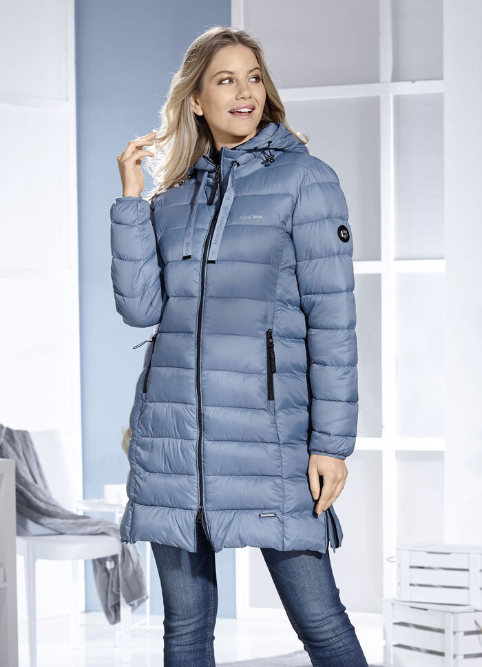 Funktions-Kurzmantel mit Rei&szlig;verschlusstaschen 