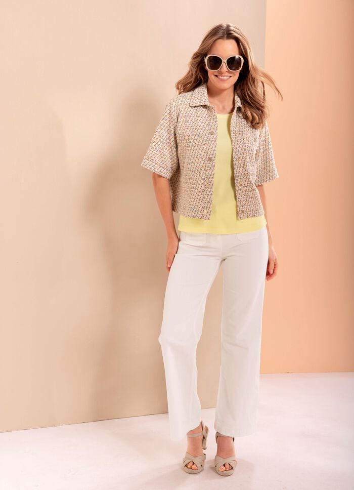 Blazer mit Glitzereffekten 