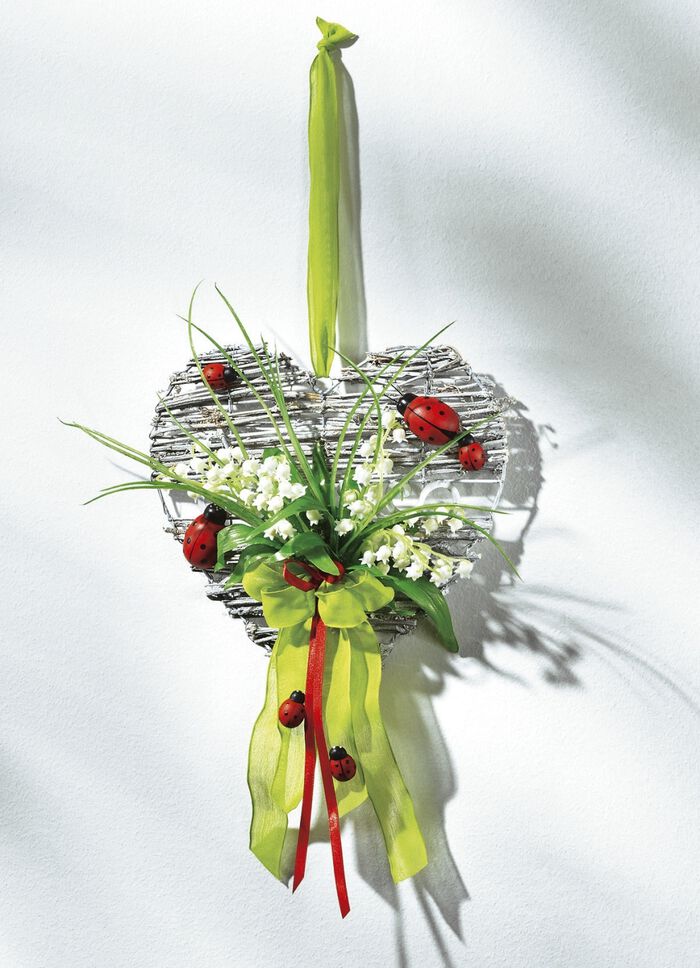 Weidenherz mit Maigl&ouml;ckchen 