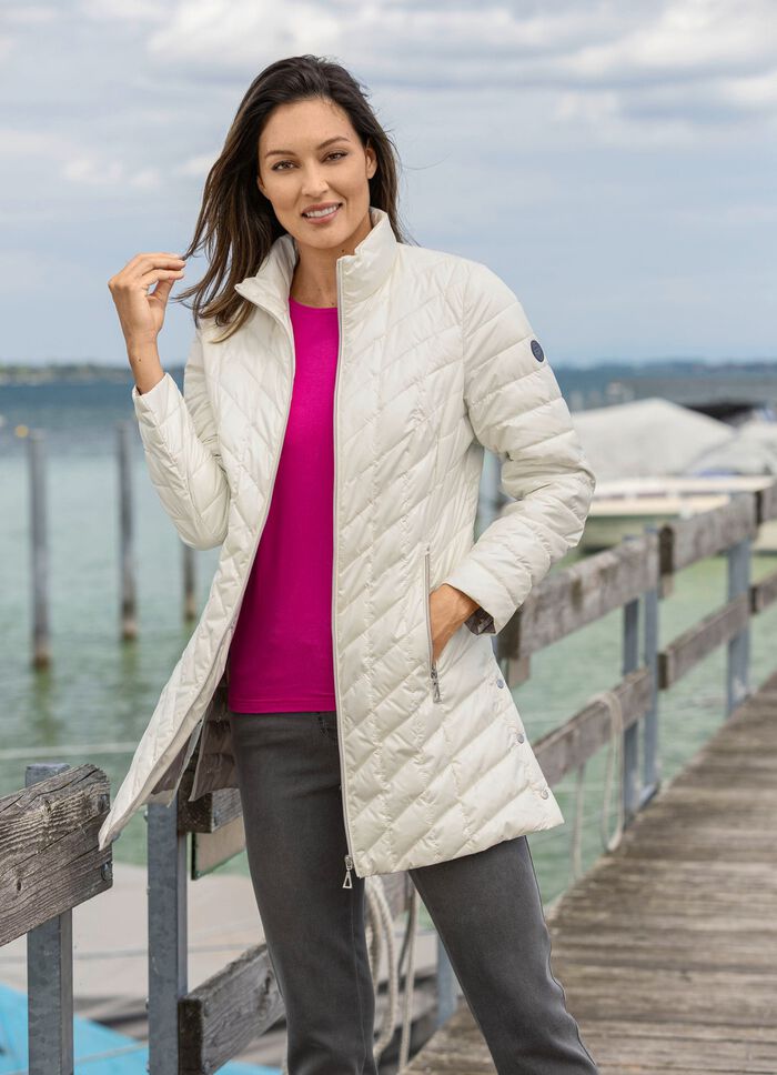 Jacke mit Rei&szlig;verschlussleiste 