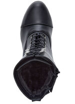 Andrea Conti, modische Damen-Stiefeletten, Winterschuhe, mit Reißverschluss SCHWARZ