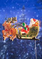 Beleuchtetes Fensterbild 