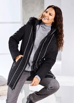 Jacke mit Kontrastpaspelierungen 