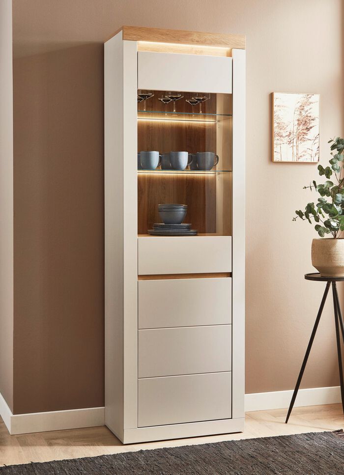 Vitrine mit LED-Beleuchtung, 1-t&uuml;rig 